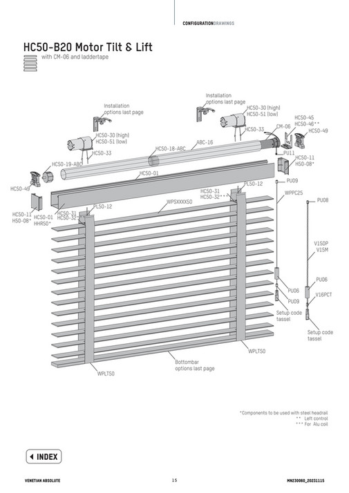 Coulisse Manual Assembly Venetianabsolute Conf Draw En Page