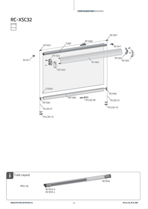 Coulisse Manual_Assembly_Roller_Conf_draw_EN Page 1213
